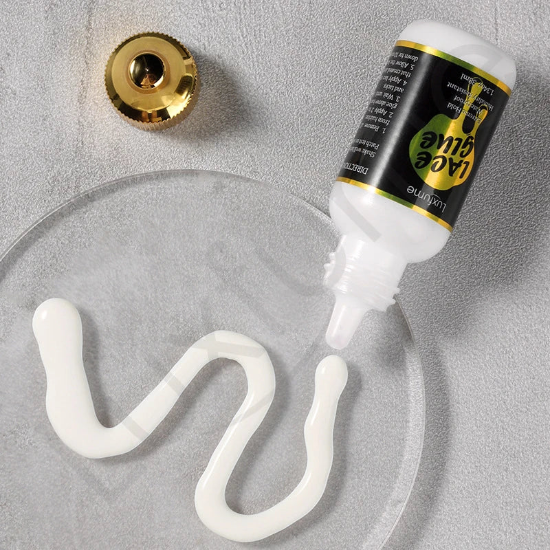 38ml Lace Glue Gel for Wig Stalling,Waterproof Wig Hair Adhesive,Unisex Durable Adhesive for Hair Accessories For All Hair Types
