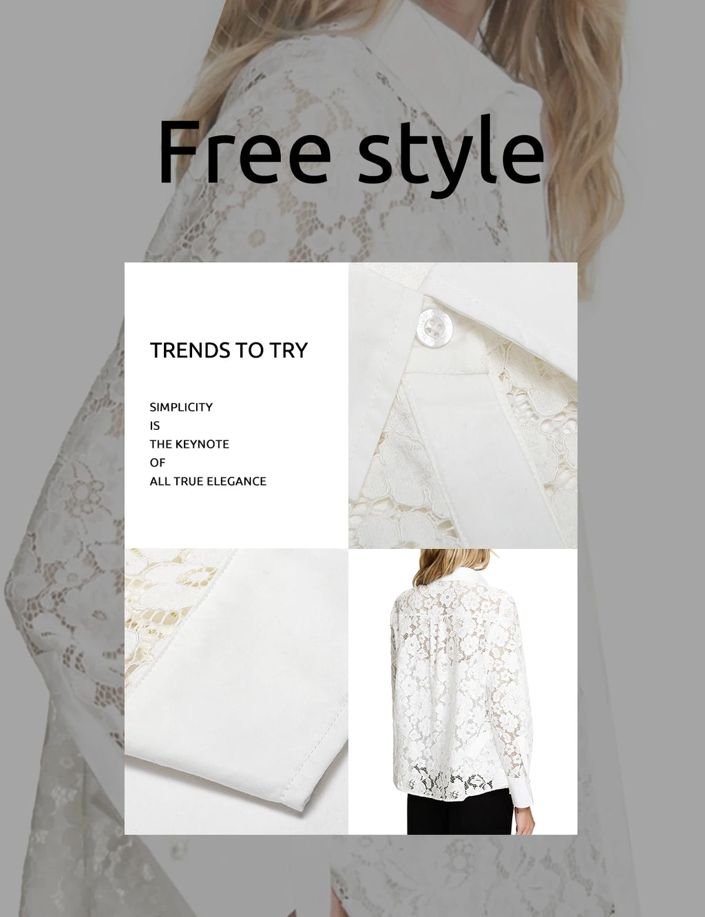 CHCH Shirt Fashion Women Blusas Mujer Office Lady Elegant Blouse Spring Hollow Out Lace V Neck Button Female Clothing