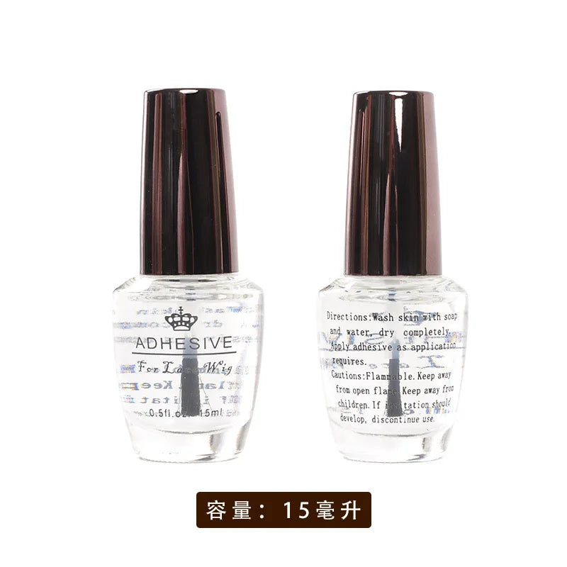 High Quality Wig Glue for Lace Front Waterproof Wigs, Fast Dry Lace Bond Strong Hold Transparent Laces Adhesive for Hair Replace