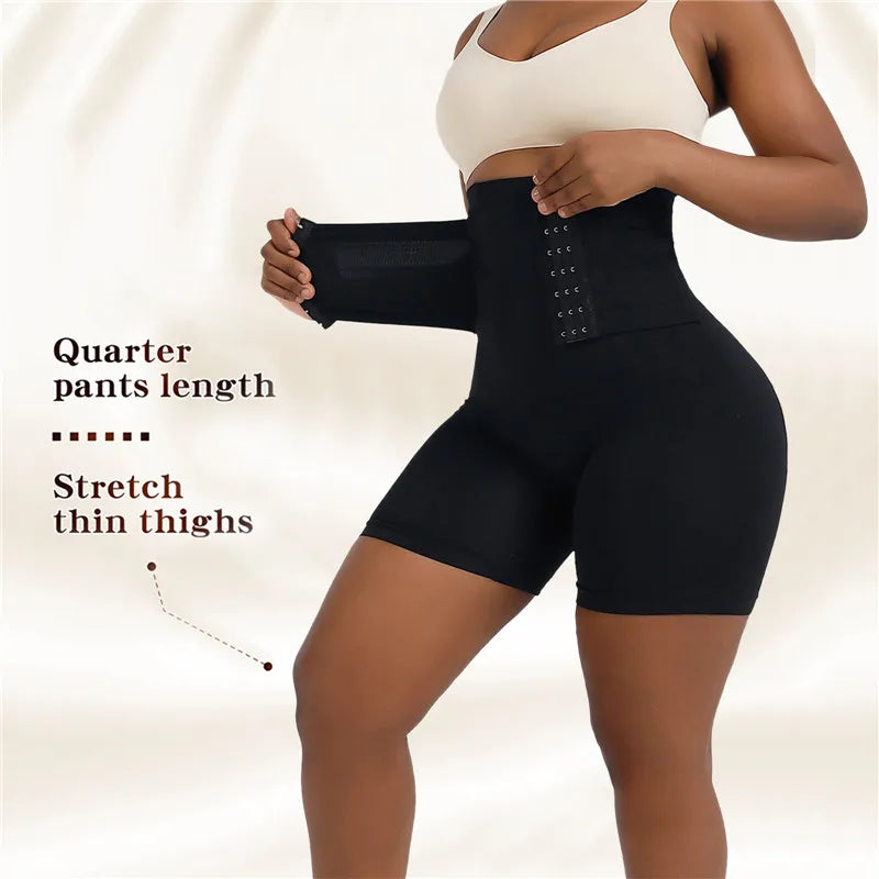Shapewear for Women Tummy Control Body Shaper Fajas Shorts with Hook Butt Lifter Panties High Waisted Underwear Slimming Panties