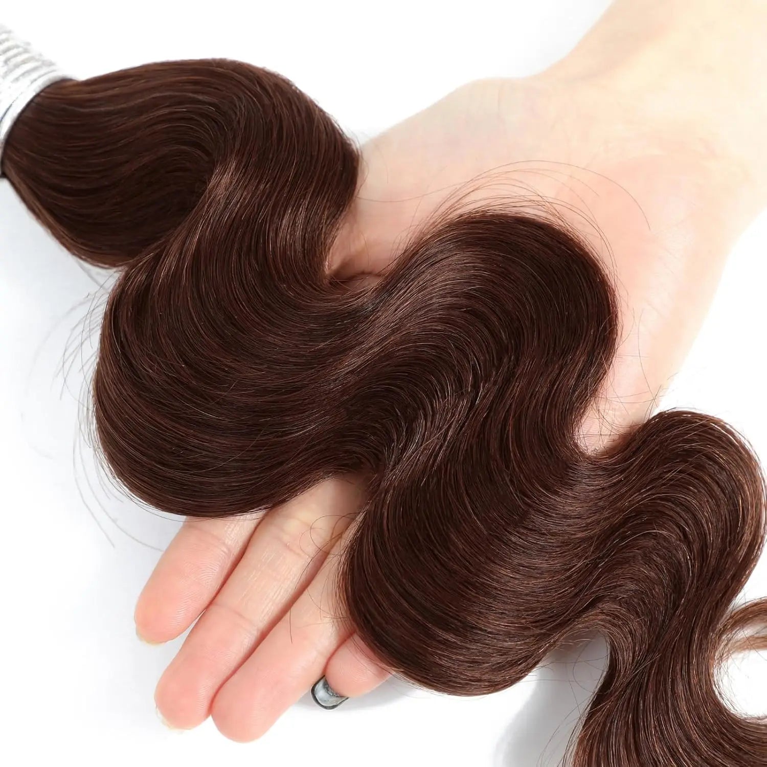 Bundles with Closure Body Wave Bundles Human Hair With 4x4 Lace Closure Brown Blonde Colored 3/4 Bundles Hair Remy For Women