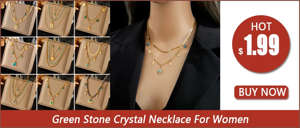 DIEYURO 316L Stainless Steel Multilayer Chain Star Charm Necklace Bracelet For Women New Trend Jewelry Set Girls Party Gifts