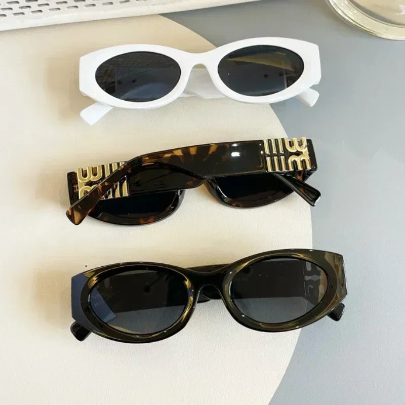 2024 New Fashion Cat Eye Sunglasses Women Men Brand Design Luxury Small Frame Sun Glasses Ladies Eyewears Oculos De Sol UV400