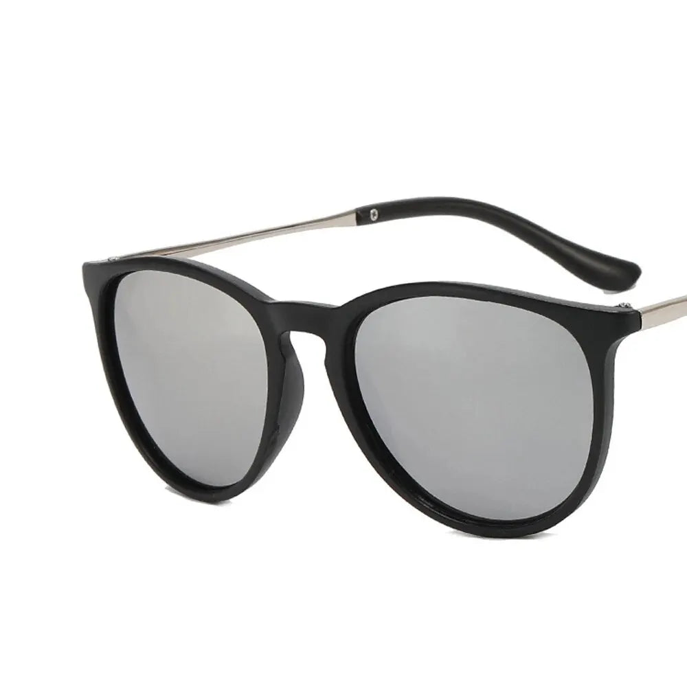 Trendy Sunglasses Fashion Women Sun Glasses Metal round Cat Eye Eyewears Men Leisure Shopping Luxury Eyeglasses for Party Travel