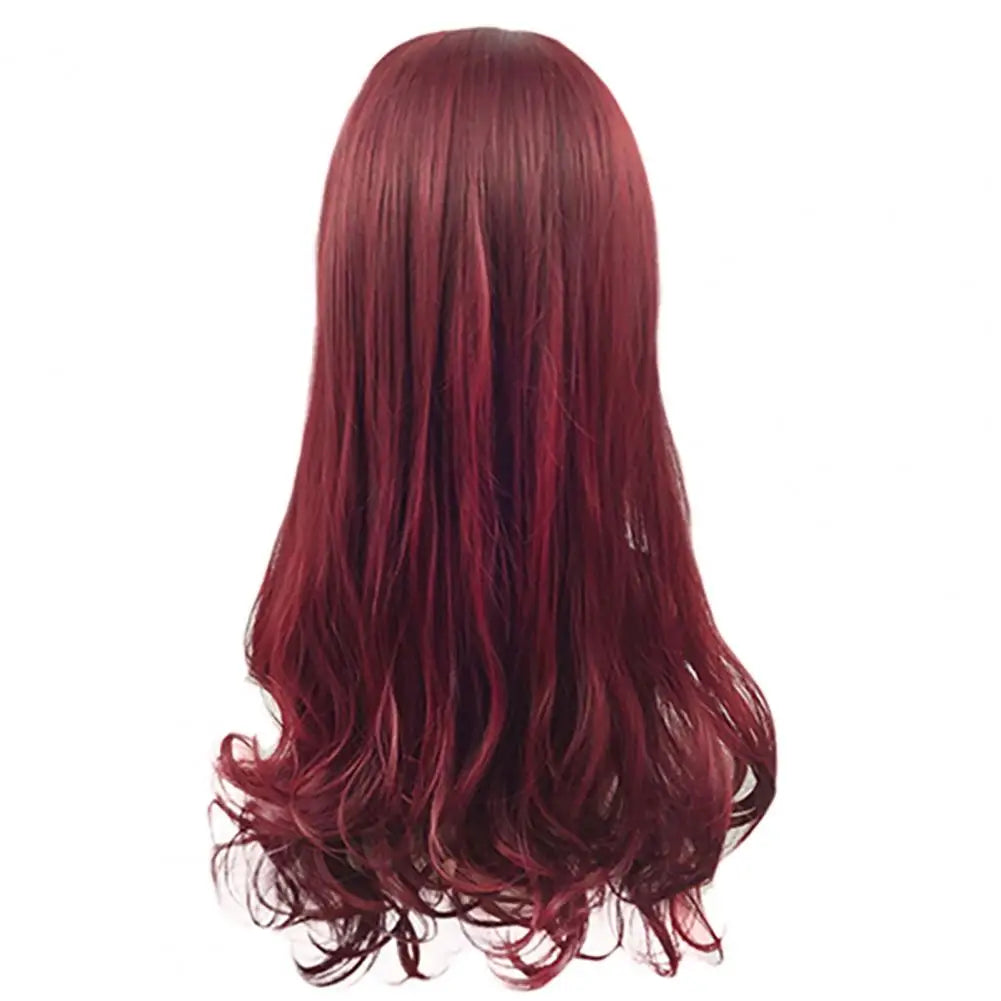 Women Long Wavy Cosplay Wig Long Curly Hair Full Head Set Large Wave High Temperature Synthetic Hair Wigs