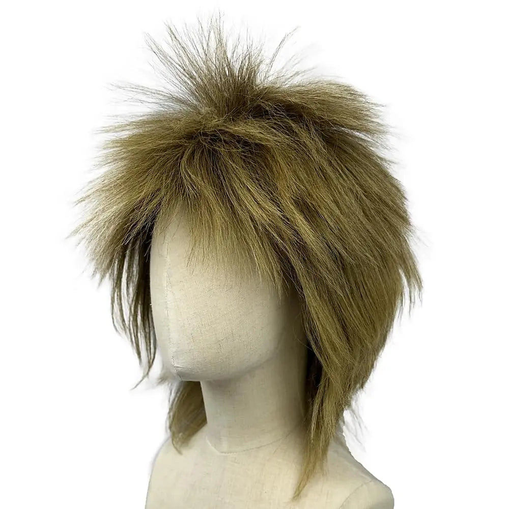 HAIRJOY  Synthetic Hair Women Curly Wig Mullet  Wig  70s 80s Rocker Wig  Layered Wig Cosplay Costume Wigs Women Carnival Wig