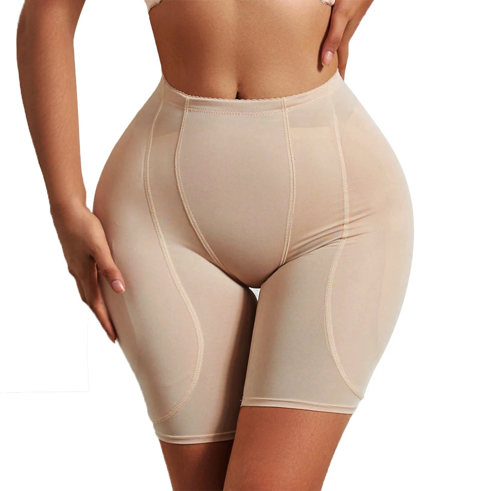Butt Lifter Shapewear Shorts Women Fake Booty Enhancer Body Shaper Padded Hip Enhancer Panties Lingerie Hip Pads Fake Ass Panty