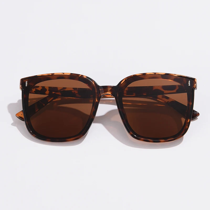 2pcs Polaroized Sunglasses Women Men Trendy Style Polarized Sun Glasses Square Eyeglasses UV400 Protection Streetwear Eyewear