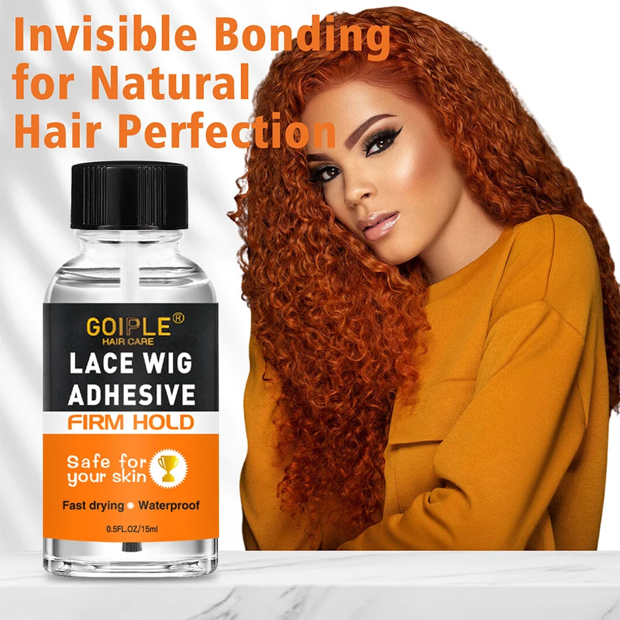 GOIPLE Lace Wig Adhesive Kit Fast Drying and Waterproof Glue Natural Perfect Invisible Bond Adhesives Products for Wigs Bonding