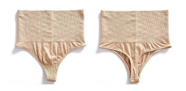 Women High Waist Tummy Control Panties Sexy Thong Panty Shapewear Belly Slimming Underwear Butt Lift Cincher Briefs Body Shaper