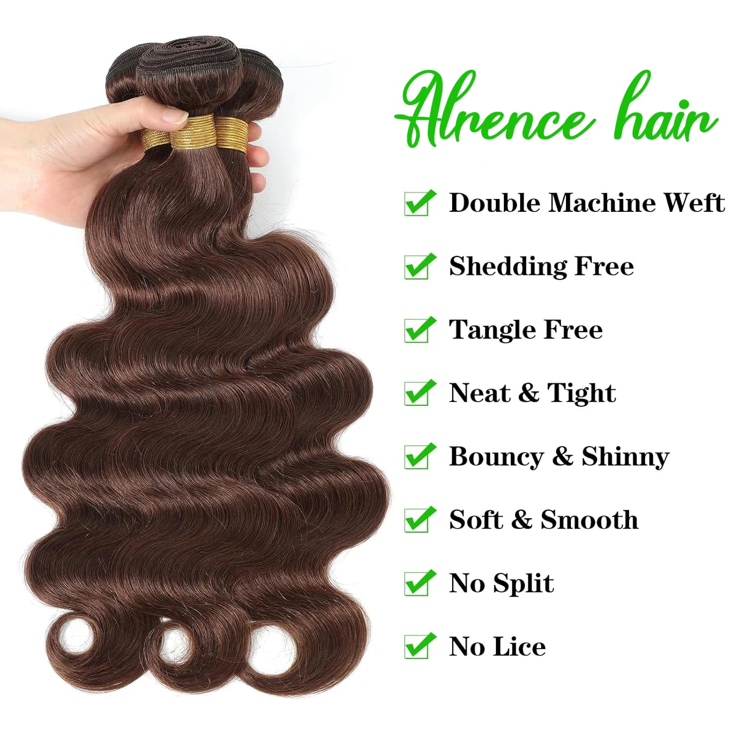 Bundles with Closure Body Wave Bundles Human Hair With 4x4 Lace Closure Brown Blonde Colored 3/4 Bundles Hair Remy For Women