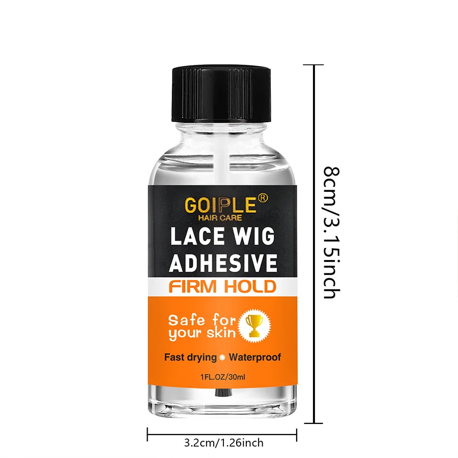 GOIPLE Lace Wig Adhesive Kit Fast Drying and Waterproof Glue Natural Perfect Invisible Bond Adhesives Products for Wigs Bonding