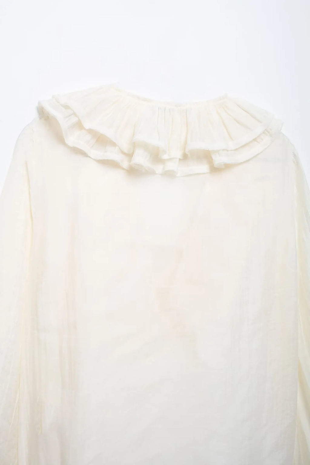 TRAFZA Elegant Women's Tierred Ruffles Blouses V-Neck Long Sleeve Loose Shirt Lady 2025 Spring Chic Lace-up Wild Woman Solid Top
