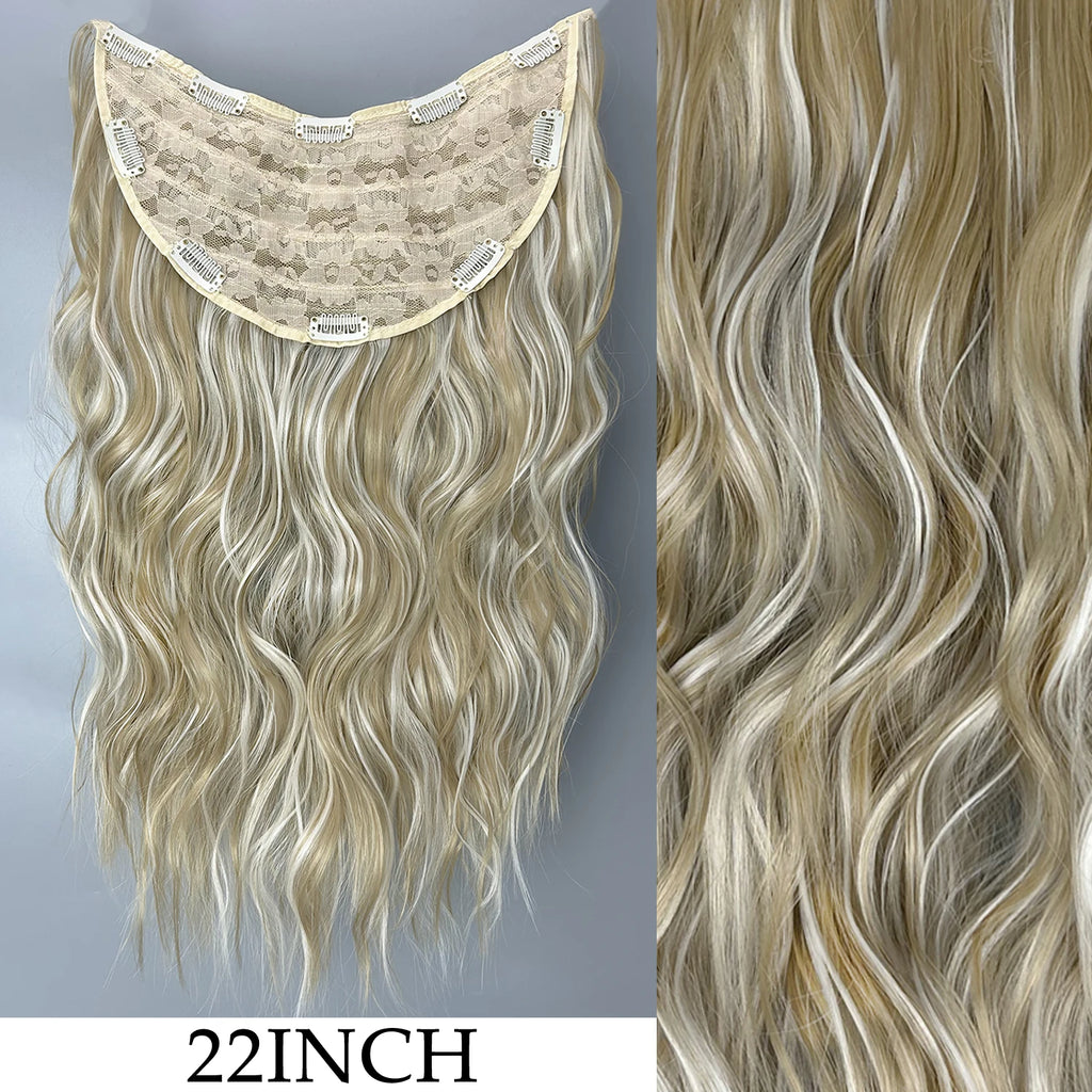 7Pcs/Set 16 Clips Hair Extension Black Long Straight Natural Hair Ombre Hairpiece Heat Resistant Fiber For Women Hairstyle