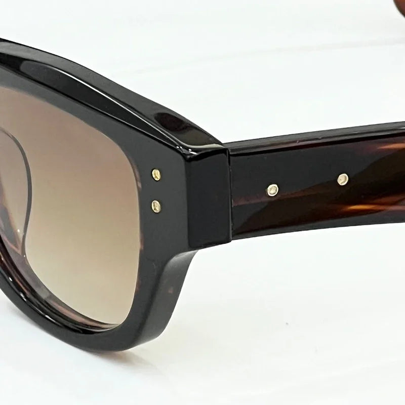 Ins Thick Acetate LIMITED EDITION Square Sunglasses Designer Handmade Japan Fashion Style Classical Uv400 Eyeglasses
