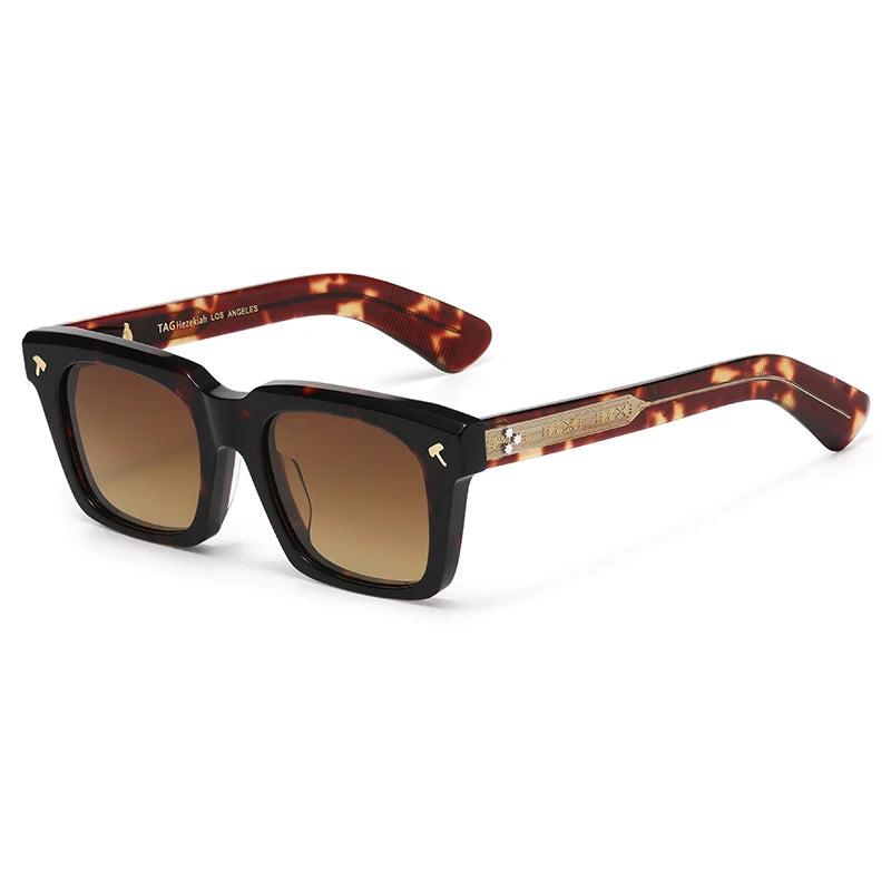 2025 new luxury Brand vintage Quentin Sun glasses Men Women Sunglass Driving Sunglasses Fashion Male Acetate UV400 eyeglasses
