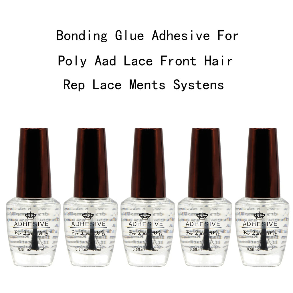 High Quality Wig Glue for Lace Front Waterproof Wigs, Fast Dry Lace Bond Strong Hold Transparent Laces Adhesive for Hair Replace