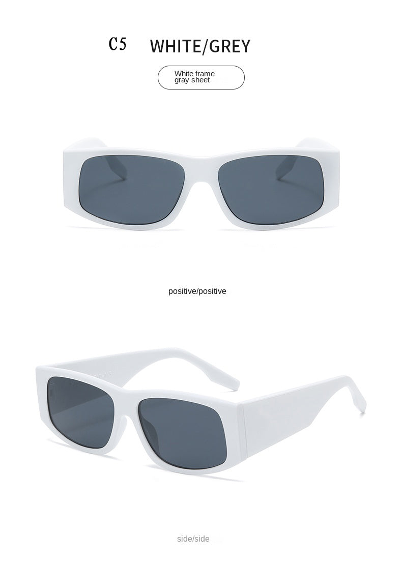 Brand Fashion Sunglasses New Small Frame Square Sun Glasses INS Trendy Retro Rectangle Women Men Outdoor Travel Gafas De Sol