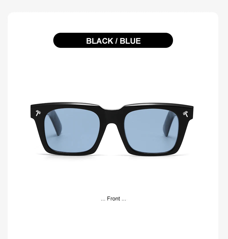 2025 new luxury Brand vintage Quentin Sun glasses Men Women Sunglass Driving Sunglasses Fashion Male Acetate UV400 eyeglasses