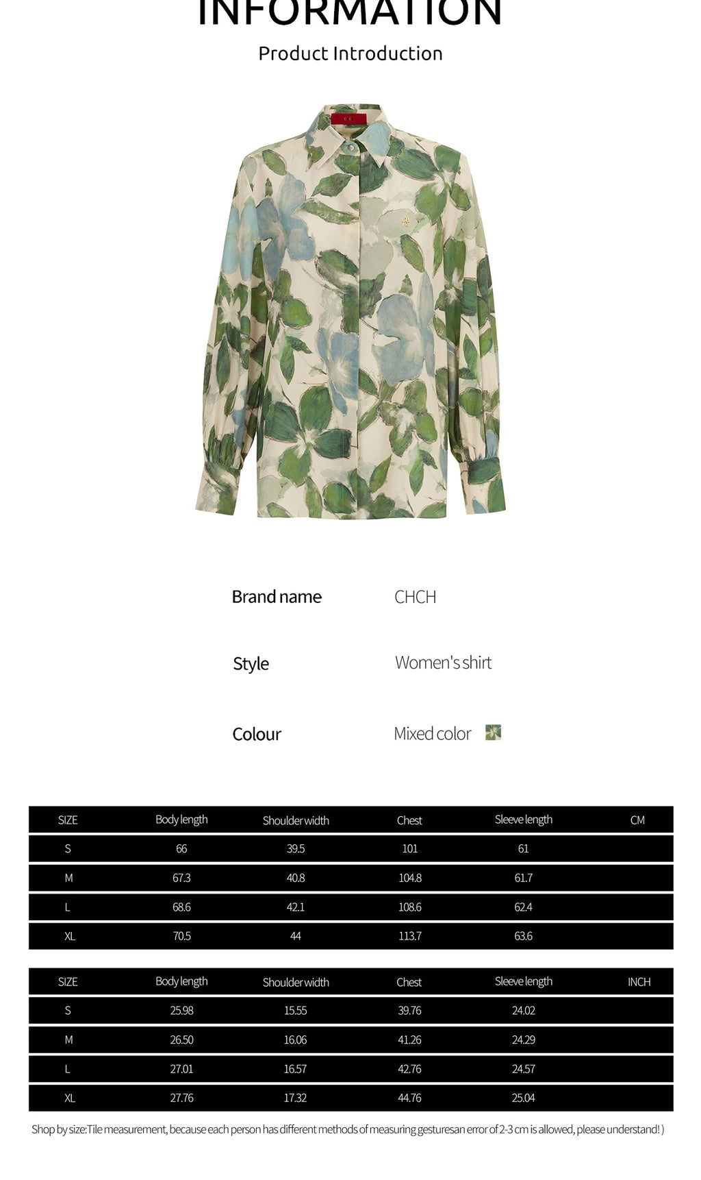 CHCH Women Printing Tops Blouses Fashion Print Casual Long Sleeve Office Lady OL Shirts Slim Blusas