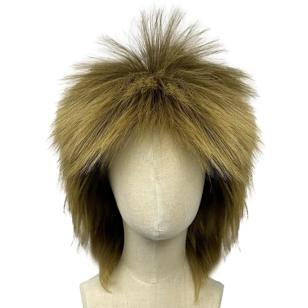 HAIRJOY  Synthetic Hair Women Curly Wig Mullet  Wig  70s 80s Rocker Wig  Layered Wig Cosplay Costume Wigs Women Carnival Wig