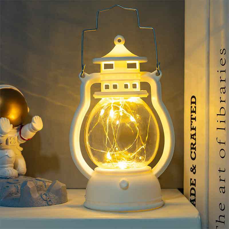 Vintage LED Small Oil Lamp Decorative Candle Light