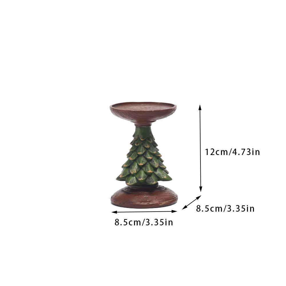 Christmas Tree Candle Holder Decor